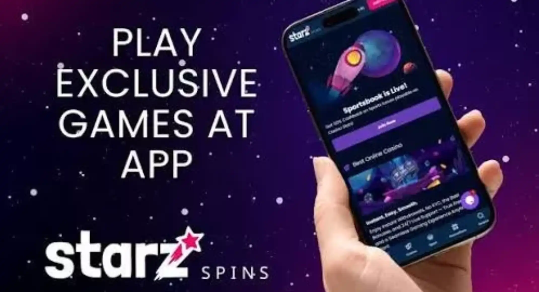StarzSpins Casino App-schermafbeelding